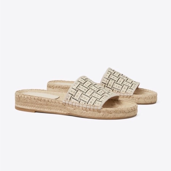 Tory Burch Shoes - Tory Burch Ribbon Espadrille Slide (9)